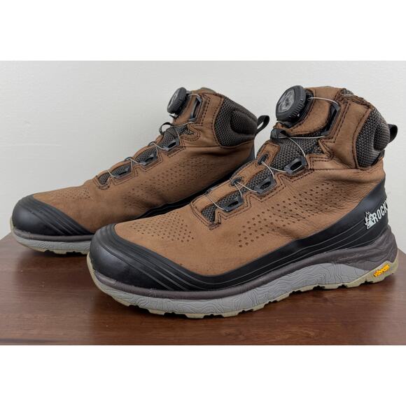 Rocky Summit Elite Event Waterproof Hiking Boots Brown Men’s 11 *NO INSOLES - Picture 5 of 15